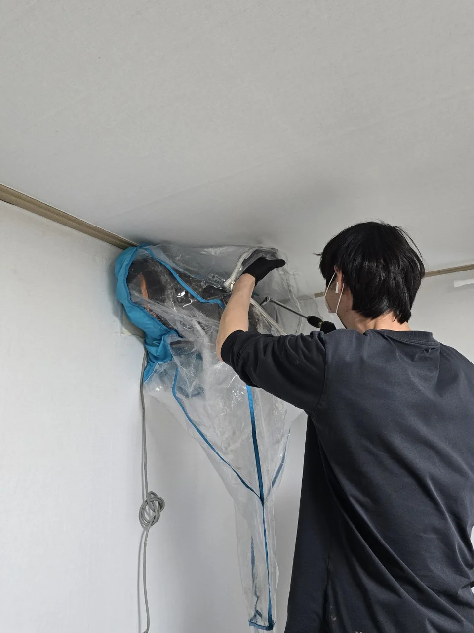 벽걸이 에어컨 주변 보양